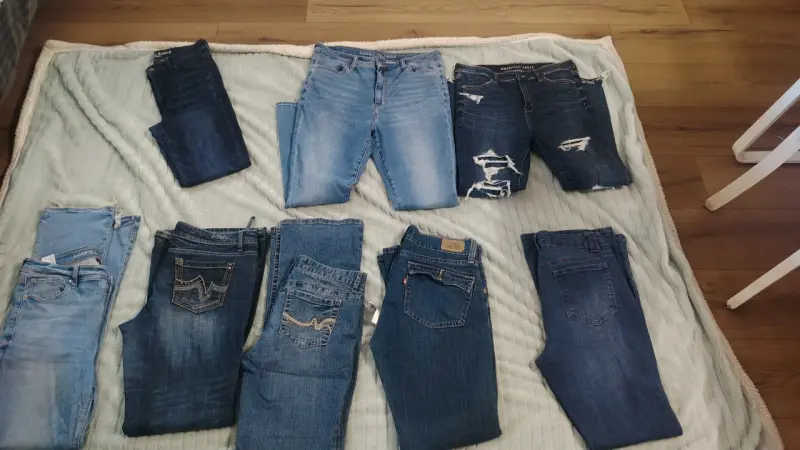 Lote de jeans para mujer de varias marcas