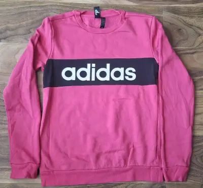 Polerón Adidas rosado para niña Talla S (8-10) - miniatura 1