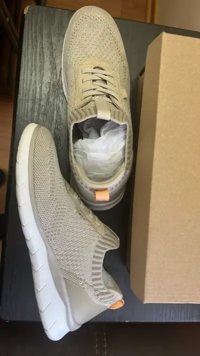 Zapatillas deportivas beige Flexi para hombre - miniatura 2