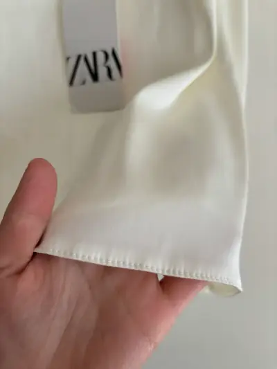 Top blanco sin mangas Zara con etiqueta - miniatura 5