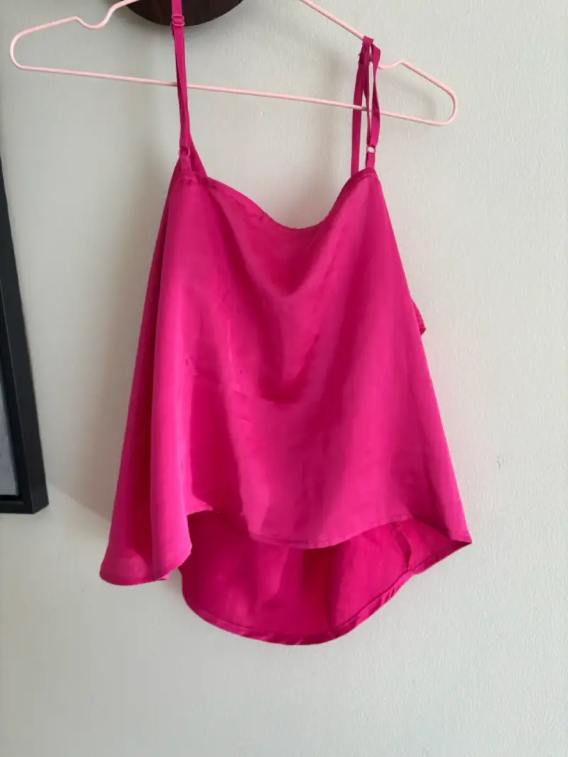 Top de tirantes fucsia para mujer - 4