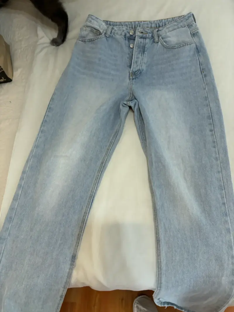 Jeans de mezclilla azul claro talla 40 - 3