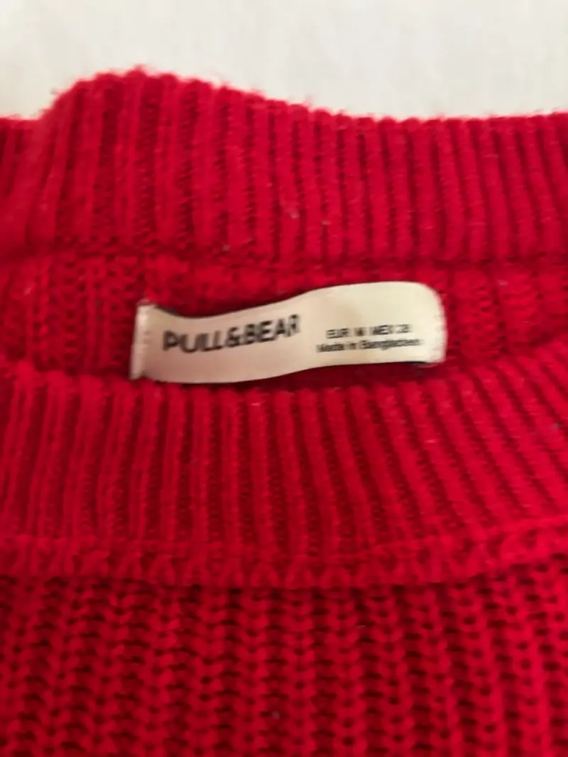 Suéter Rojo de Punto Pull&Bear - 2
