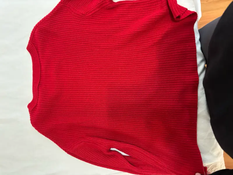 Suéter Rojo de Punto Pull&Bear - 3