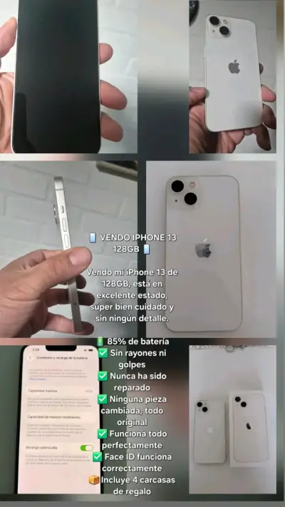 iPhone 13 128GB en excelente estado - miniatura 1