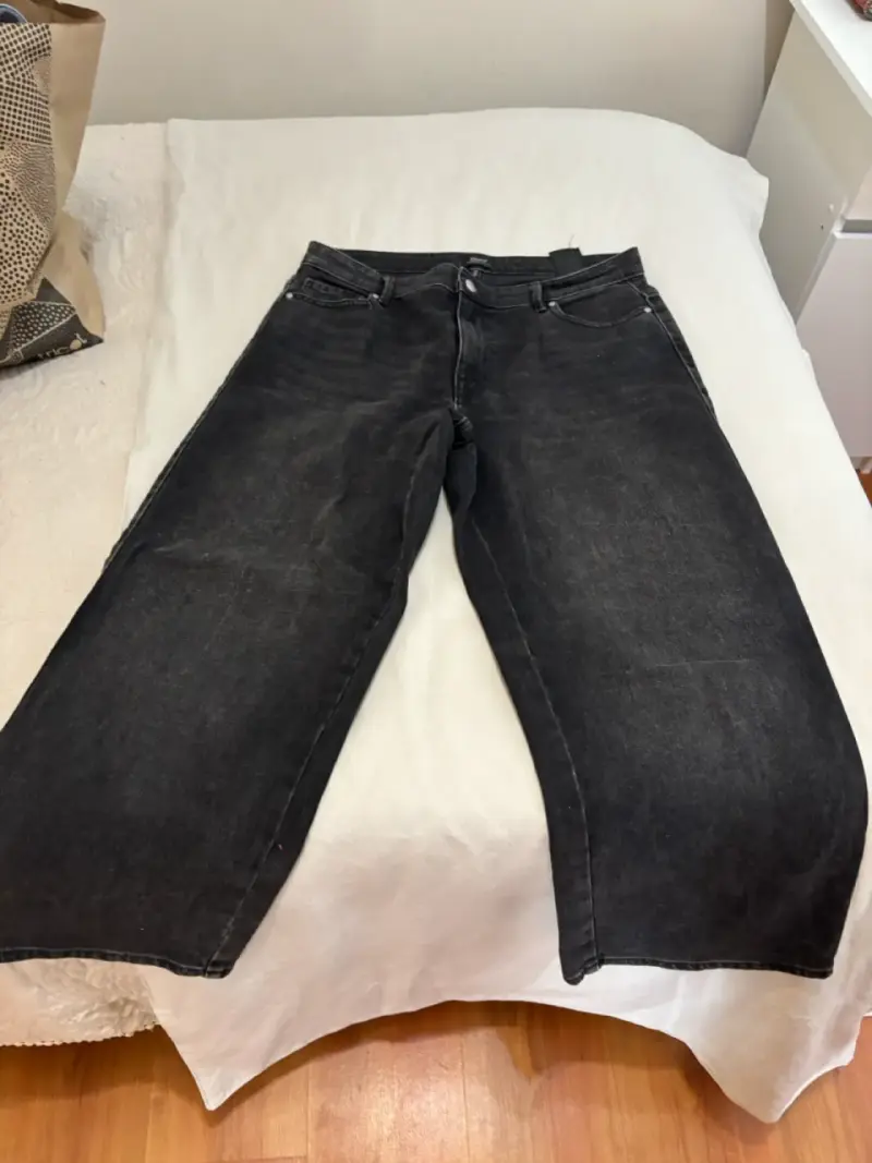 Jeans negros anchos para mujer marca Only - 2