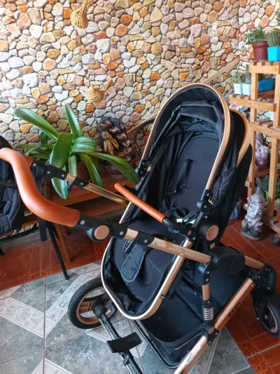 Coche de bebe 3 en 1 marca zeus - miniatura 5