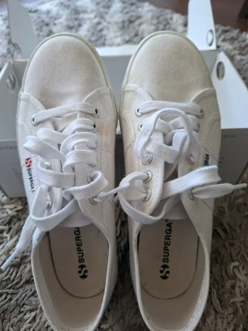 Zapatillas blancas de lona Superga - 3