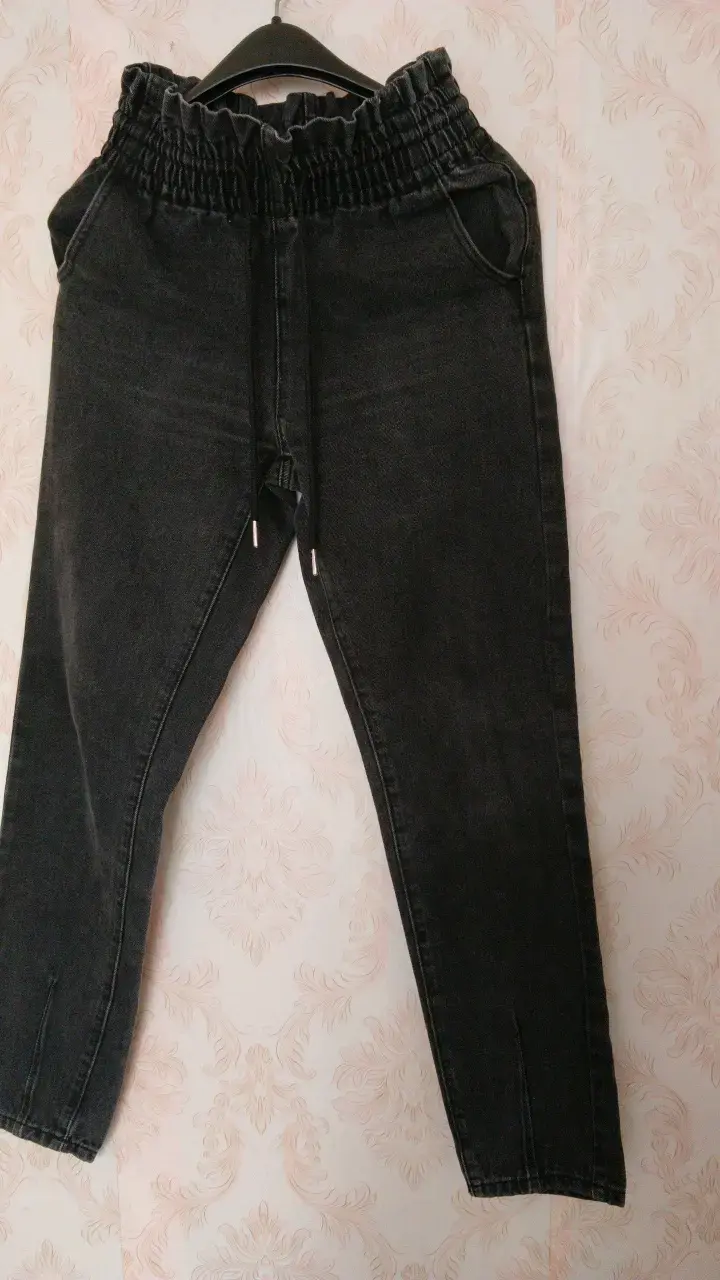 Pantalones negros elásticos para mujer - 2