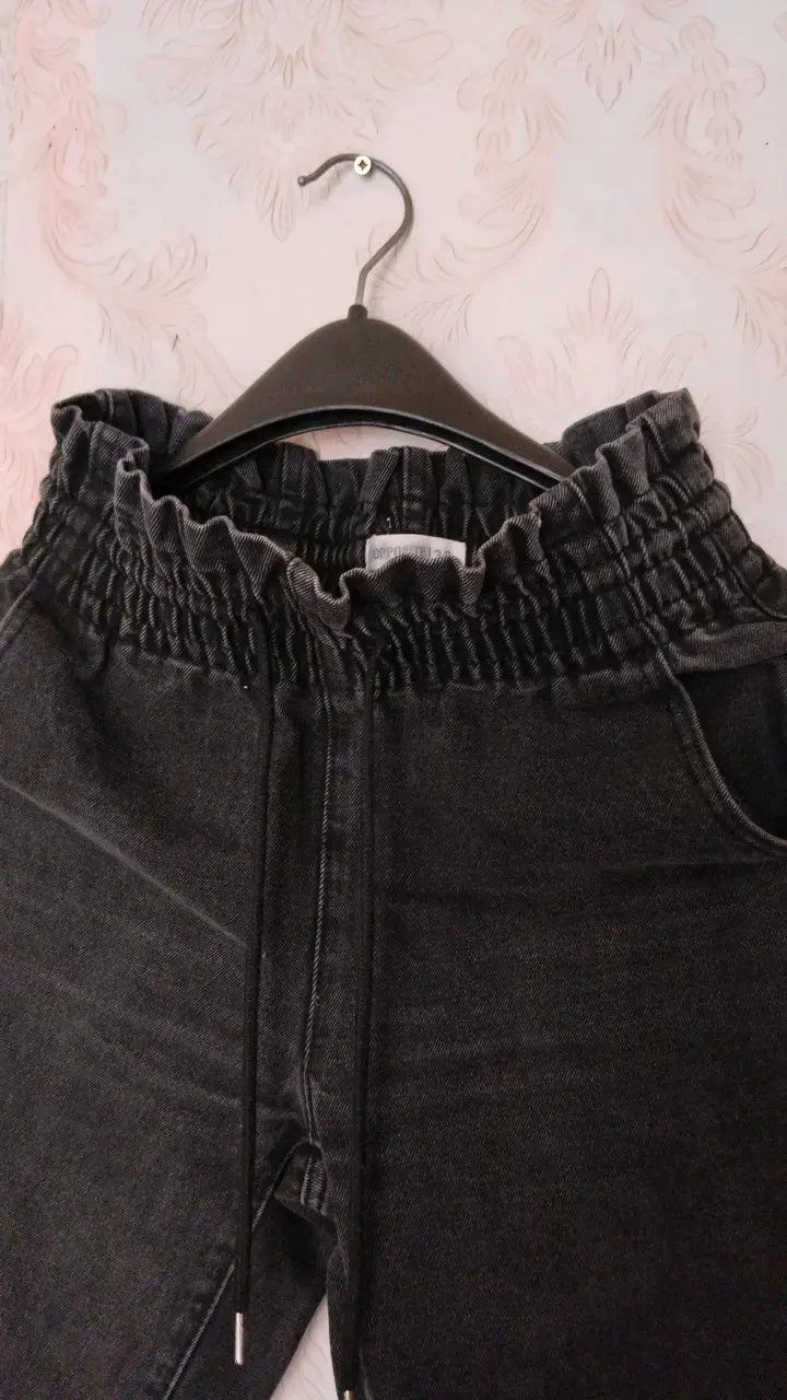 Pantalones negros elásticos para mujer - 3