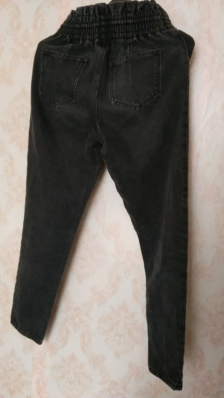 Pantalones negros elásticos para mujer - 5