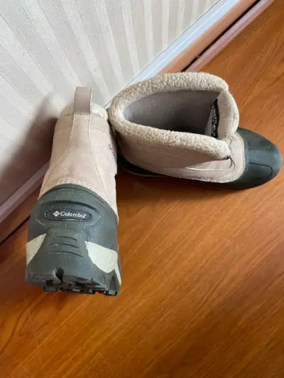 Botas de invierno Columbia beige con forro polar - miniatura 4