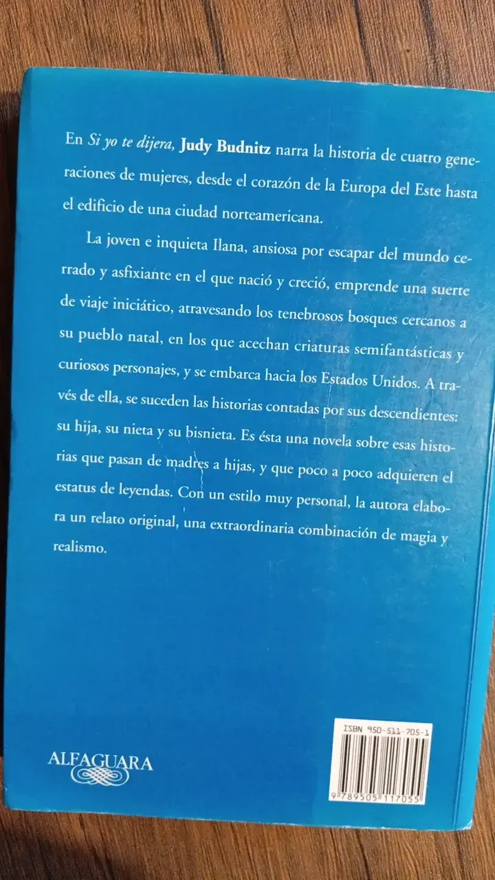 Libro 'Si Yo Te Dijera' de Judy Budnitz - 2