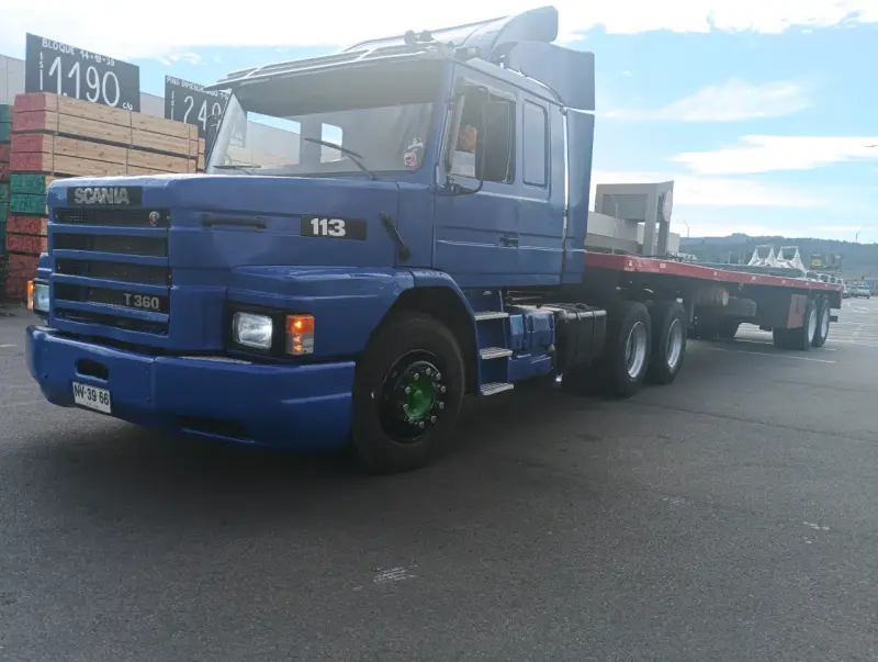 Camión Scania T360 azul en buen estado - 3