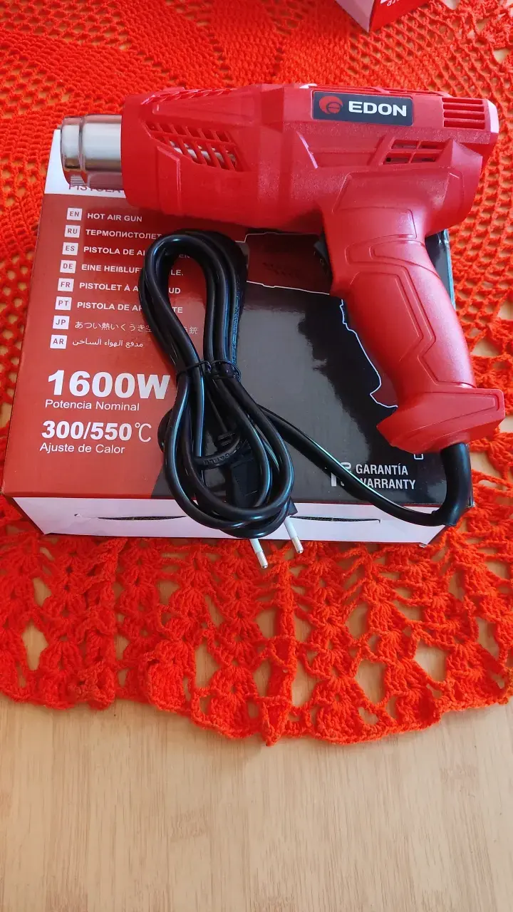 Pistola de aire caliente Edon 1600W