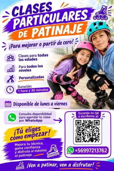 Clases Particulares de Patinaje en Curicó - miniatura 1