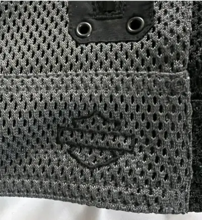 Chaqueta de moto Harley-Davidson negra y gris - miniatura 4