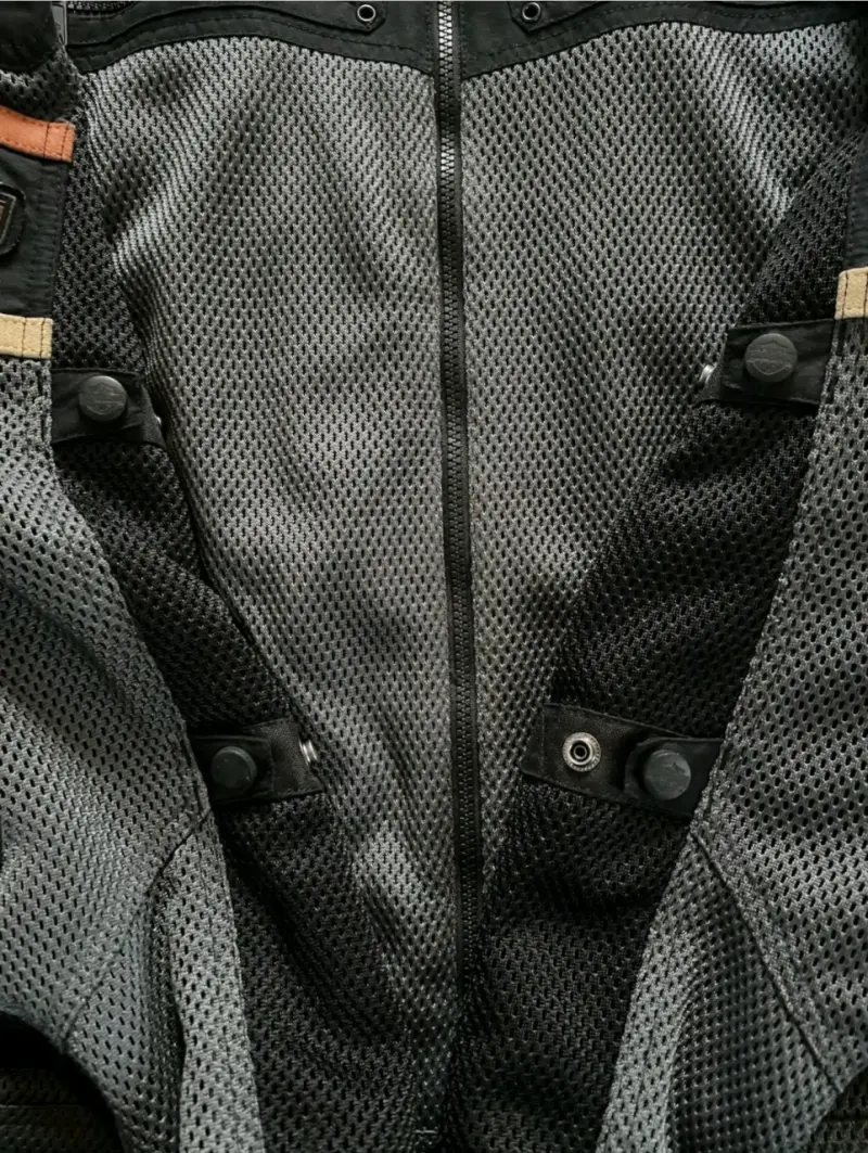 Chaqueta de moto Harley-Davidson negra y gris - 5