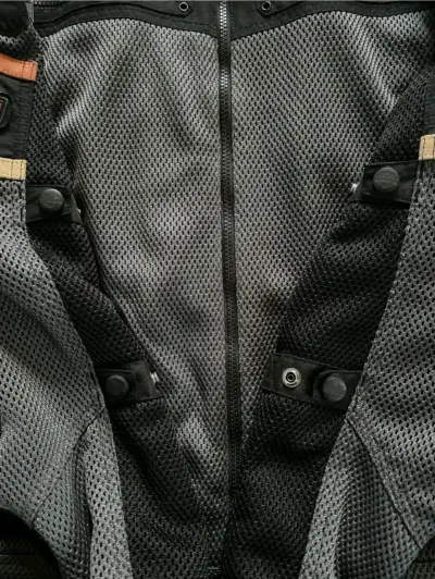 Chaqueta de moto Harley-Davidson negra y gris - miniatura 5