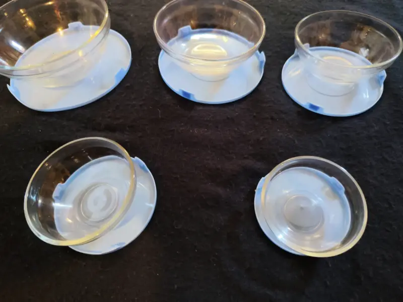 Set de 5 bowls de cocina con tapa hermética - 4