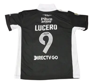 Camiseta de fútbol Colo-Colo negra con número 9 - miniatura 1