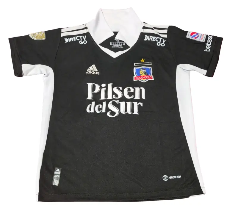 Camiseta de fútbol Colo-Colo negra con número 9 - 2