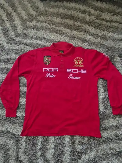 Polera Polo Roja La Martina Porsche - miniatura 1