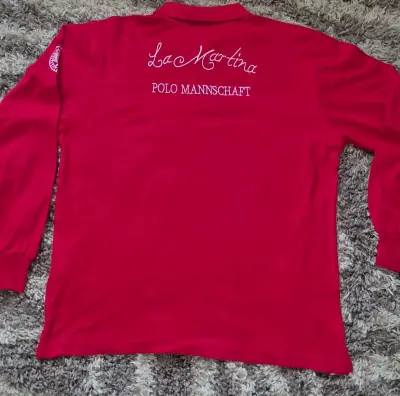 Polera Polo Roja La Martina Porsche - miniatura 3