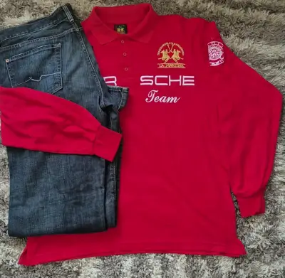 Polera Polo Roja La Martina Porsche - miniatura 4