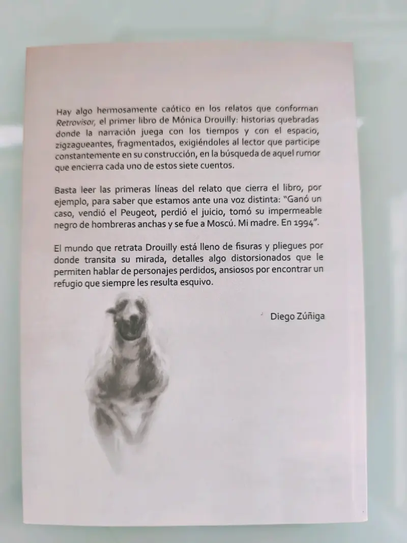 Libro Retrovisor de Mónica Drouilly - 2