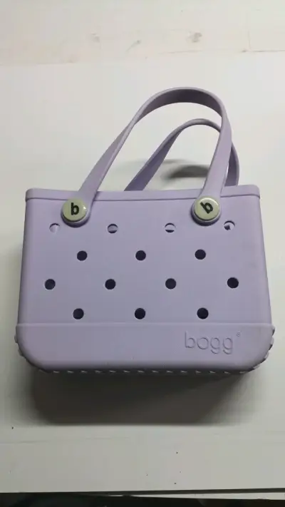 Bolso de playa lavanda Bogg con asas - miniatura 2