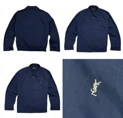 Chaqueta azul marino Yves Saint Laurent - miniatura 3