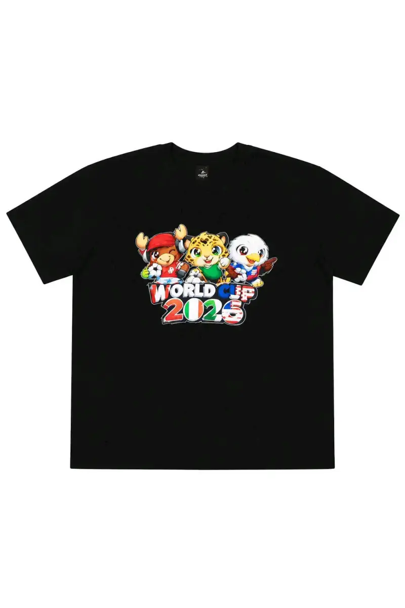 Polera Mundial 2026 con diseño colorido - 1
