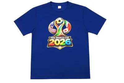 Polera Mundial 2026 con diseño colorido - miniatura 3