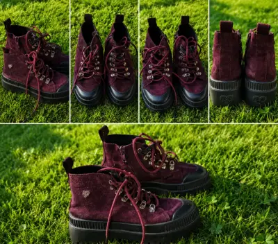Botines cuero unisex para treking,dicen talla 38 - miniatura 4