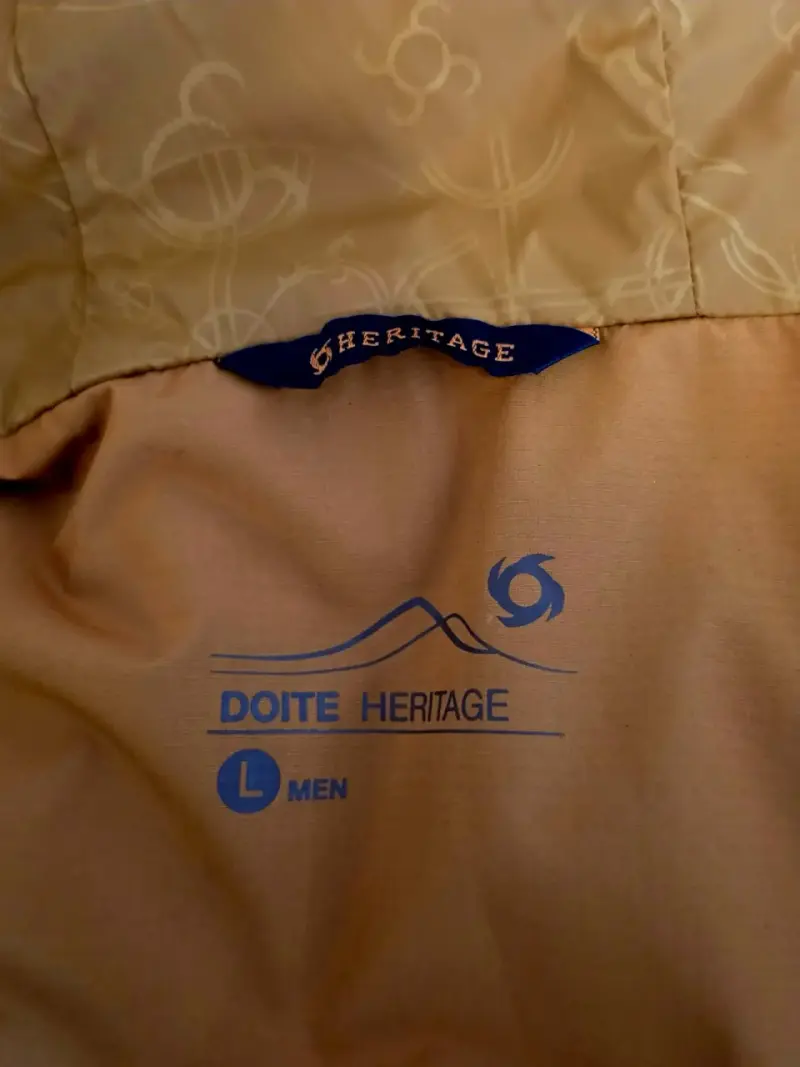 Chaqueta cortaviento Doite Heritage hombre naranja - 3