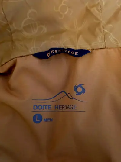 Chaqueta cortaviento Doite Heritage hombre naranja - miniatura 3