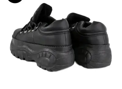 Zapatillas Plataforma Negras Mujer - miniatura 2