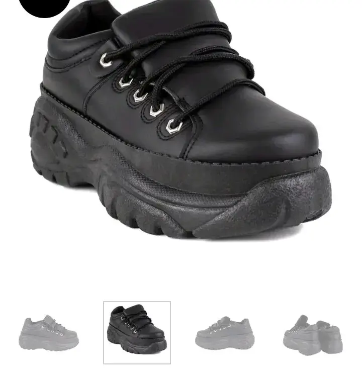 Zapatillas Plataforma Negras Mujer - 4
