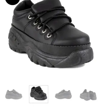 Zapatillas Plataforma Negras Mujer - miniatura 4