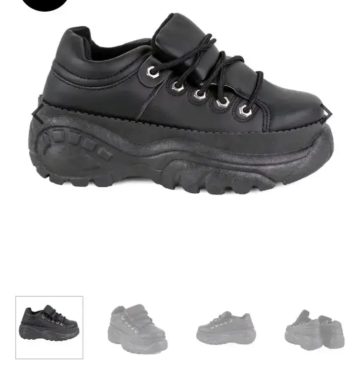 Zapatillas Plataforma Negras Mujer - 6