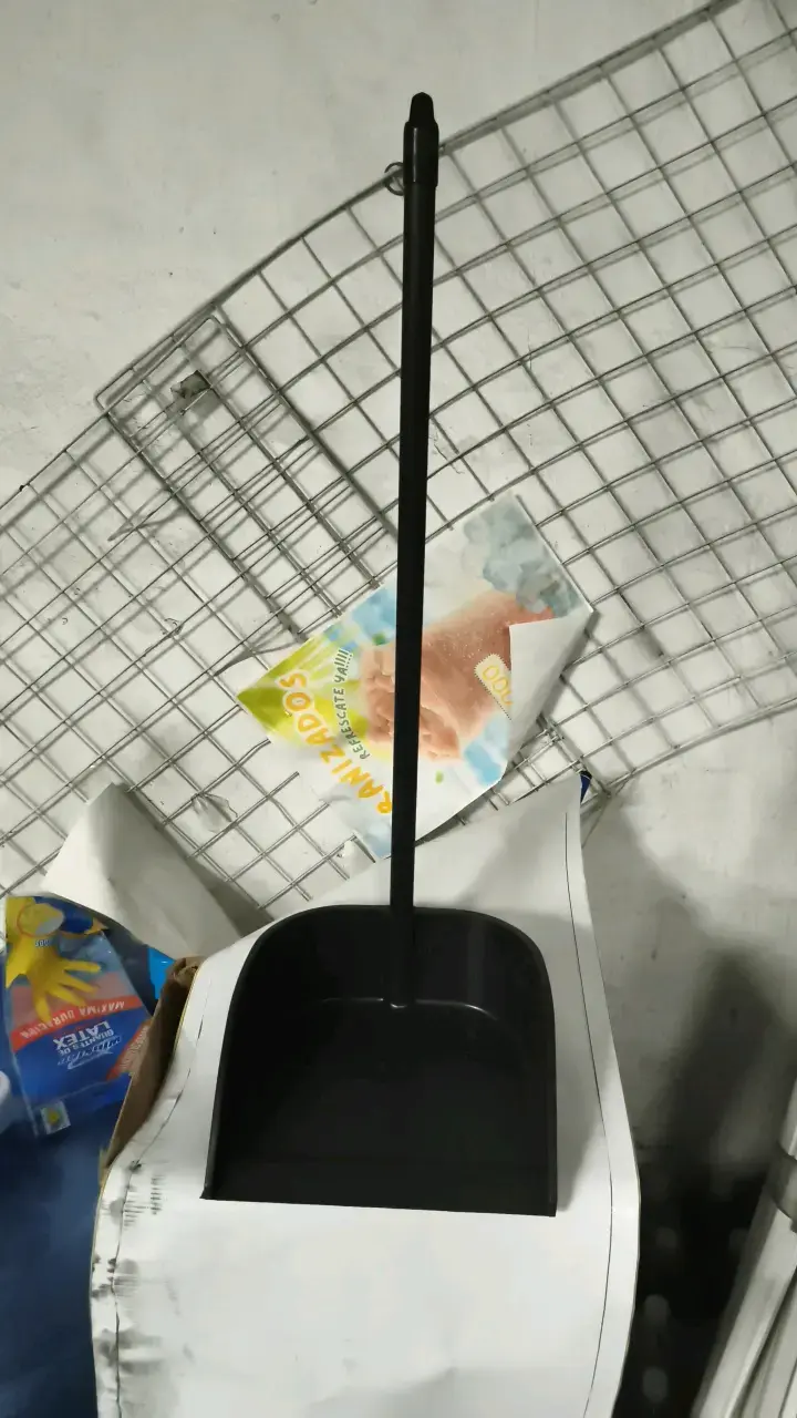 Pala recogedora de basura con mango largo - 1