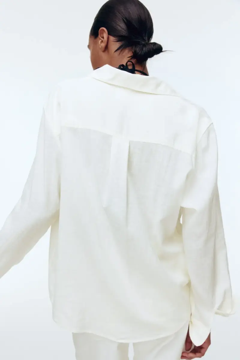 Camisa Blanca de Lino - 2