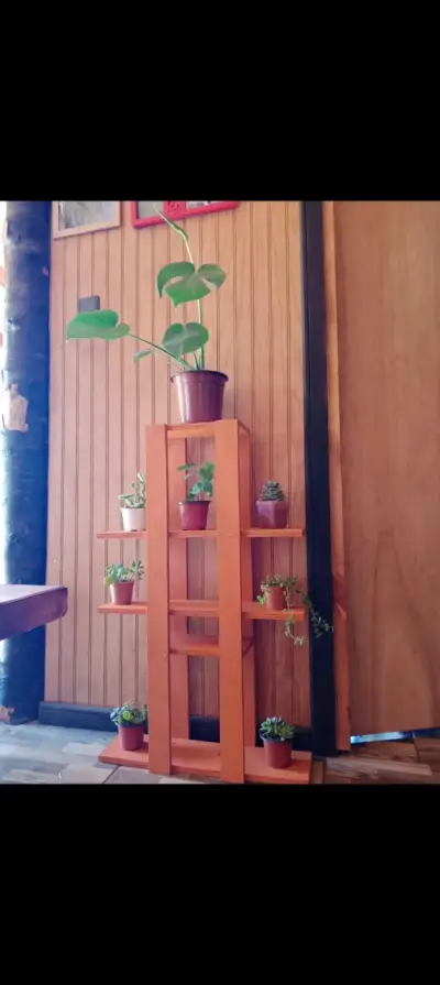Estante de Madera para Plantas Interior - miniatura 1