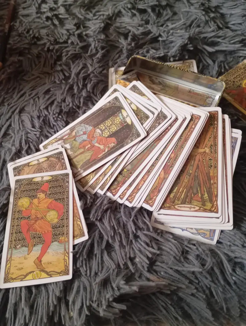 Baraja de Tarot Golden Art Nouveau 78 Cartas - 3