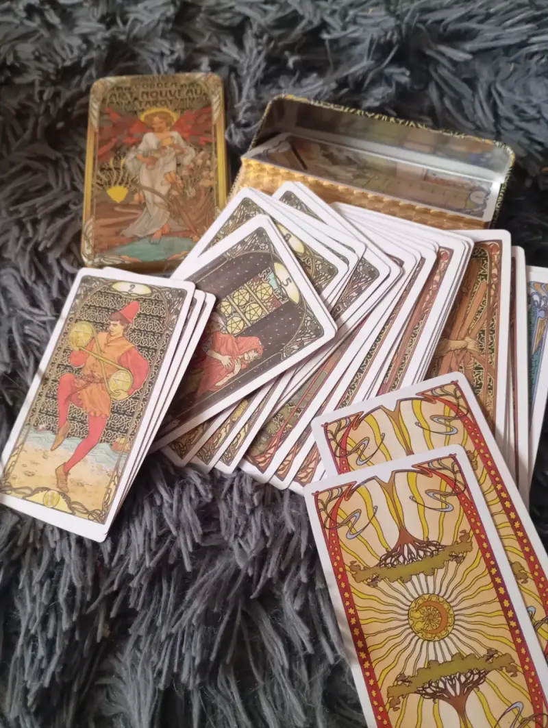Baraja de Tarot Golden Art Nouveau 78 Cartas - 4