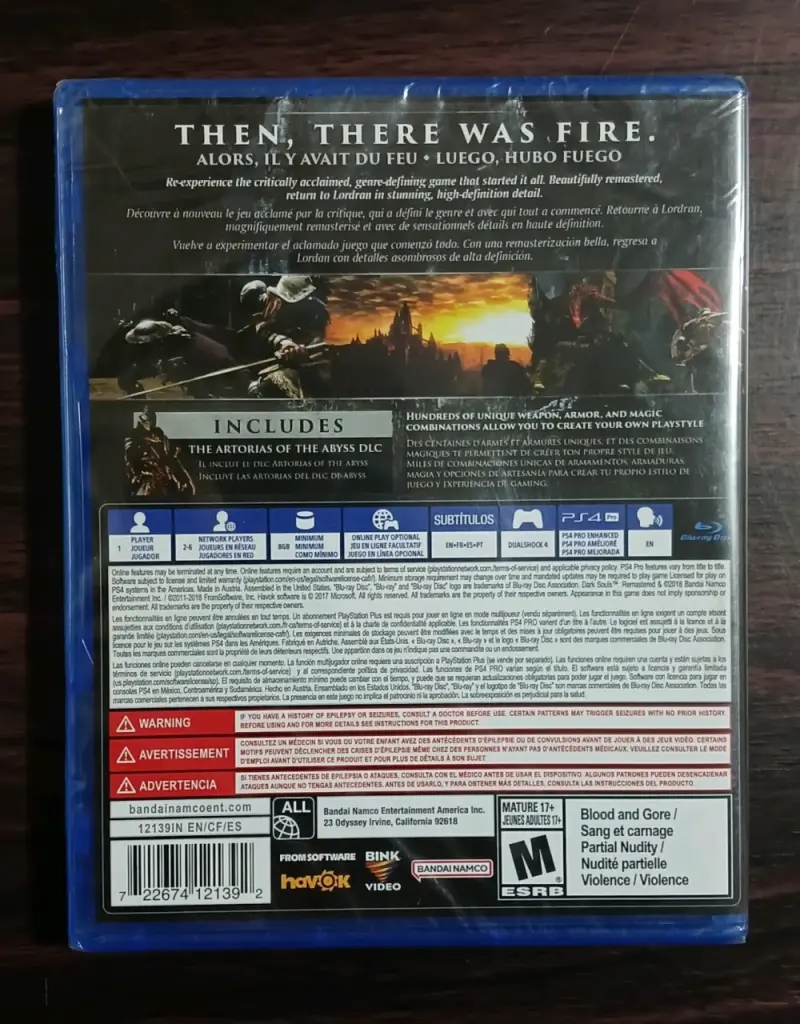 Juego PS4 Dark Souls Remastered nuevo y sellado - 2
