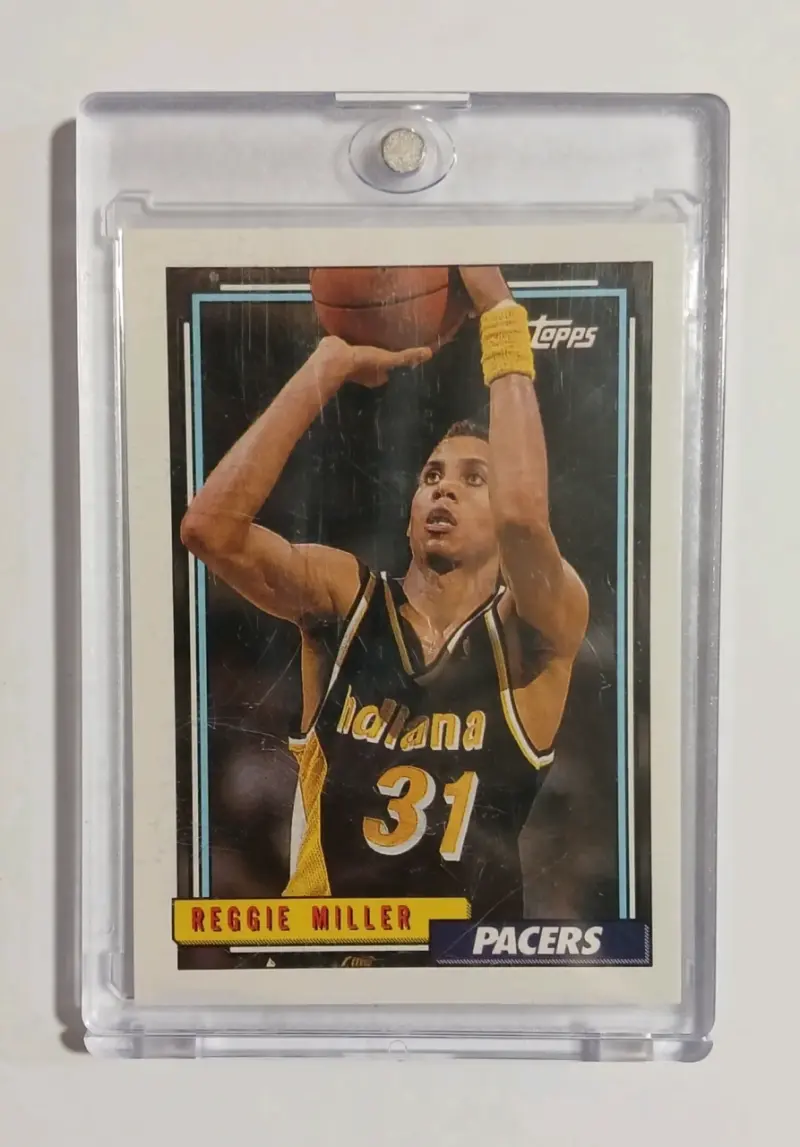 Tarjeta coleccionable Reggie Miller Topps 1990 - 1