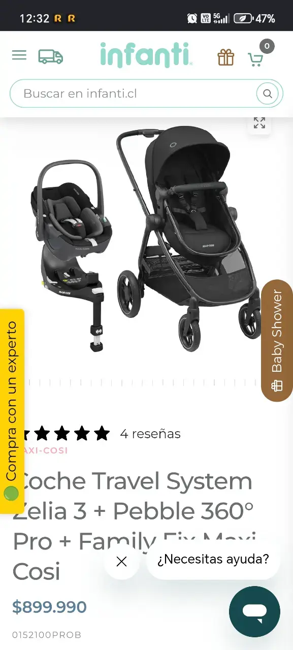 Coche Travel System Maxi-Cosi Zelia 3 + Pebble 360° Pro - 4