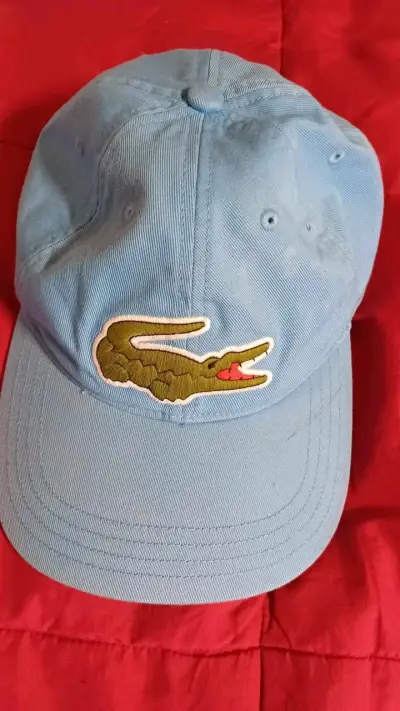 Gorra azul unisex Lacoste con logo - miniatura 1